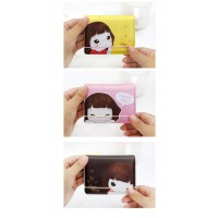 Lovely Girl Printing PVC Bag For Cards（32 Stories）